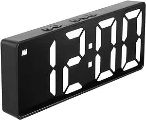 PartyKindom 2pcs Smart Alarm Clock Simple Alarm Clock Car Electronics Accessories Digital Alarm Clock Small Digital Clock Small Clocks Desktop Clock Intelligent Digital Clock Home Alarm Clock