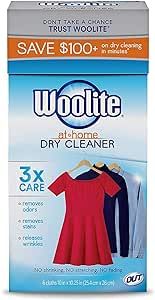 Woolite at Home Dry Cleaner, Fresh Scent, 2 Pack, 12 Cloths